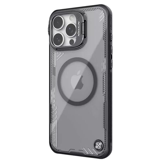 Husa iPhone 16 Pro Max Nillkin Iceblade Prop Magnetic, cu decupaj camera, negru