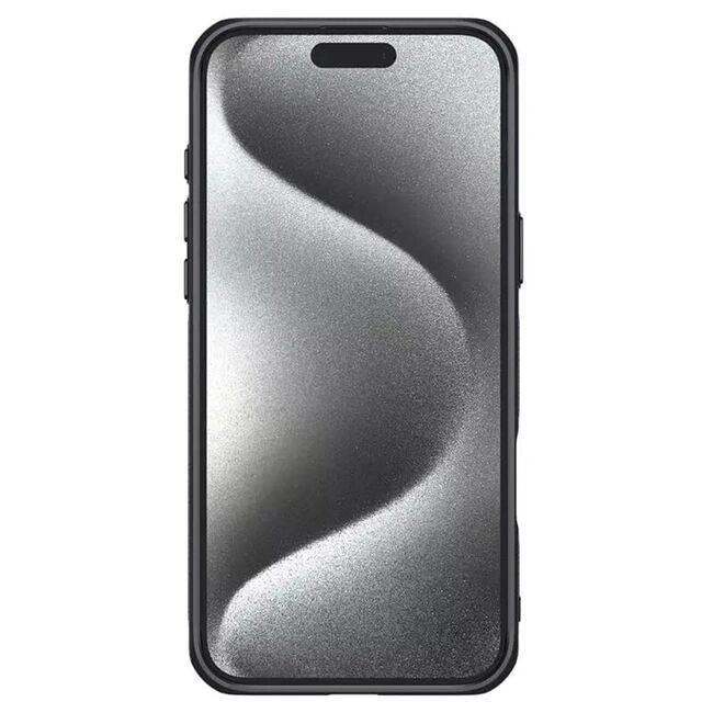 Husa iPhone 16 Pro Max Nillkin Iceblade Prop Magnetic, fara decupaj camera, negru