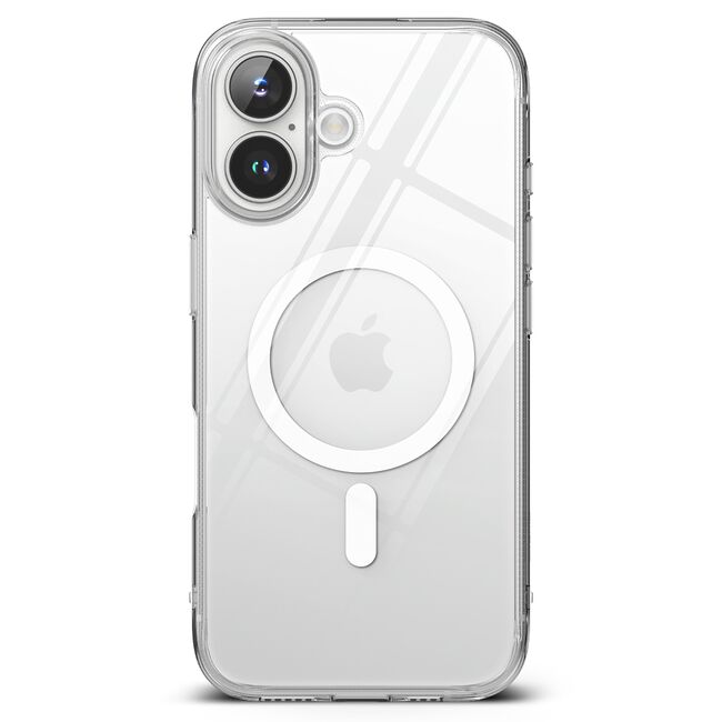 Husa iPhone 16 Plus Ringke Fusion MagSafe, transparenta