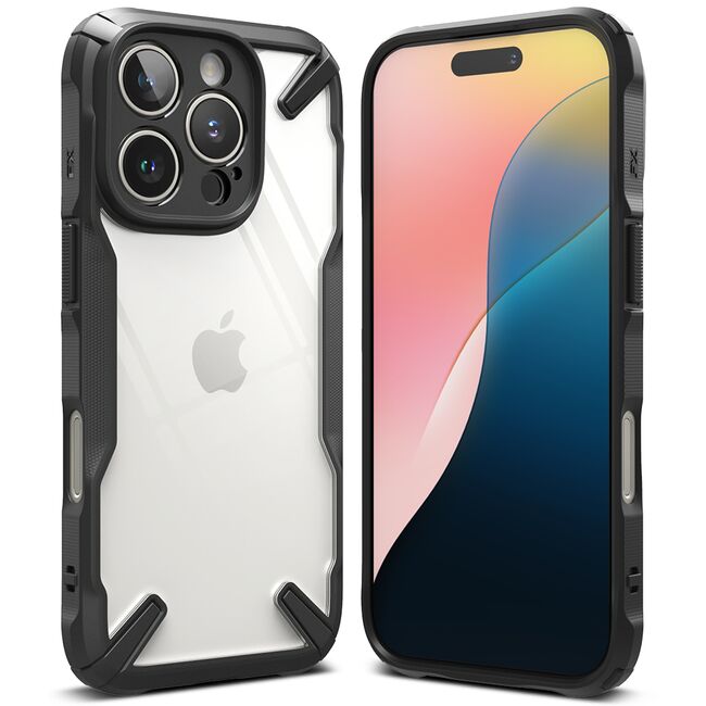 Husa iPhone 16 Pro Max Ringke Fusion X, negru