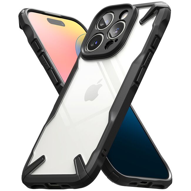 Husa iPhone 16 Pro Max Ringke Fusion X, negru
