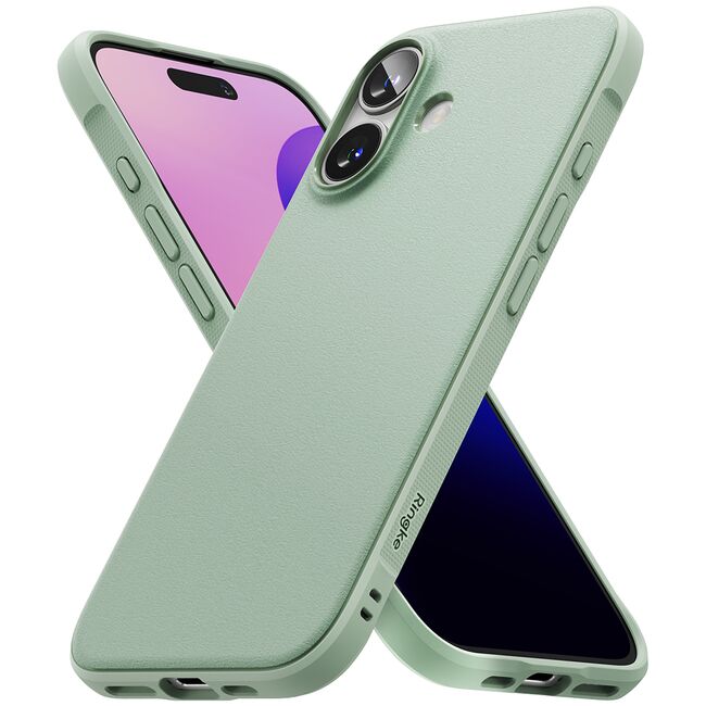 Husa iPhone 16 Plus Ringke Onyx, verde menta