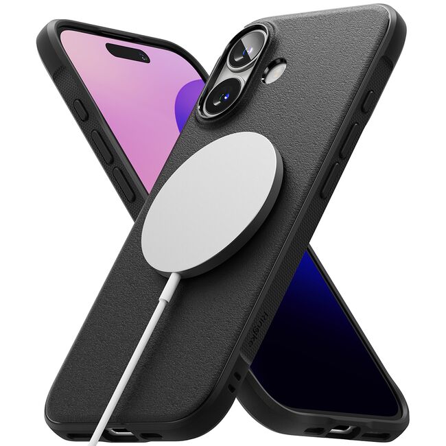 Husa iPhone 16 Plus Ringke Onyx MagSafe, negru
