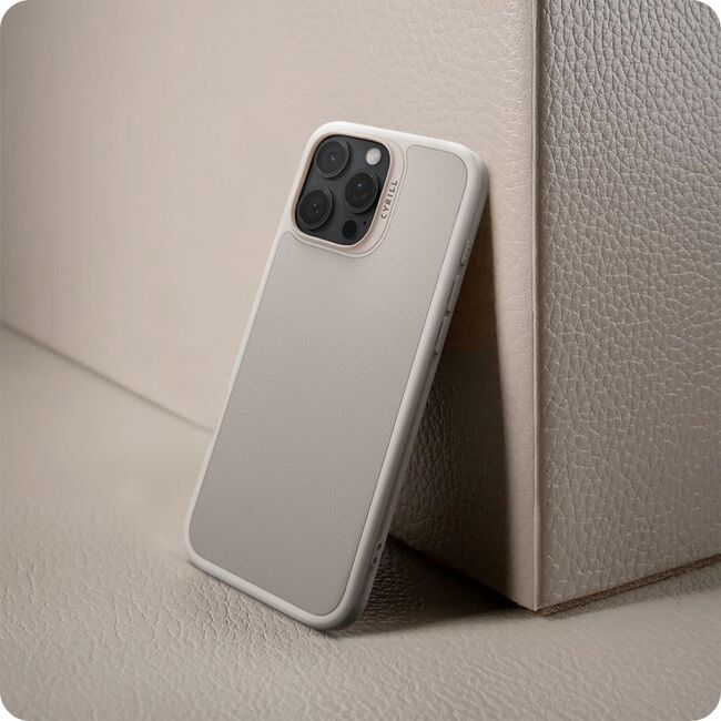 Husa iPhone 16 Pro Spigen Cyrill Kajuk MagSafe, crem
