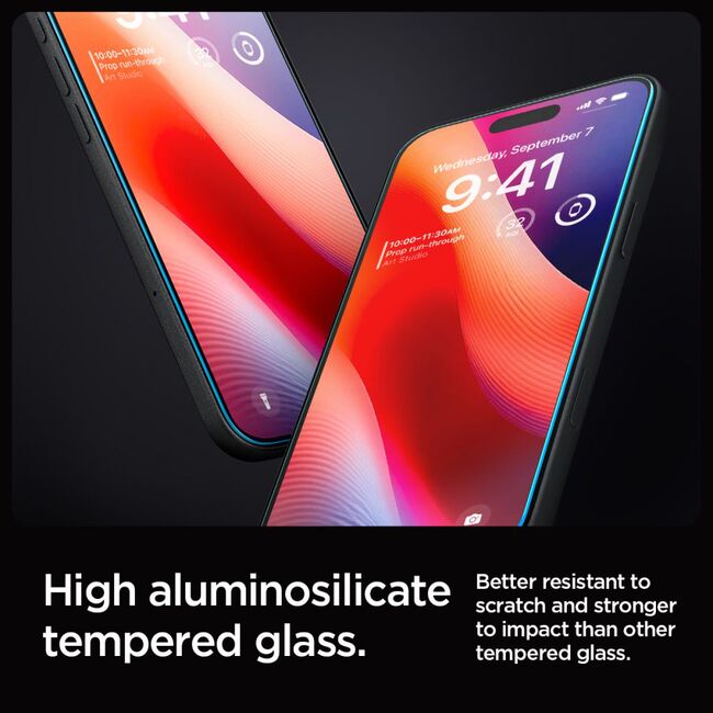 Folie iPhone 16 Pro Max Spigen Glas.tR EZ Fit, transparenta