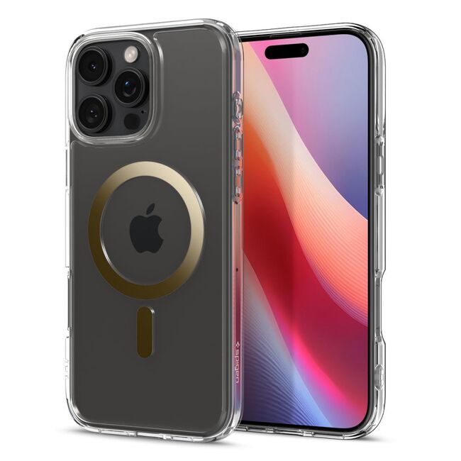 Husa premium pentru  iPhone 16 Pro Max Spigen - Ultra Hybrid MagSafe - Auriu