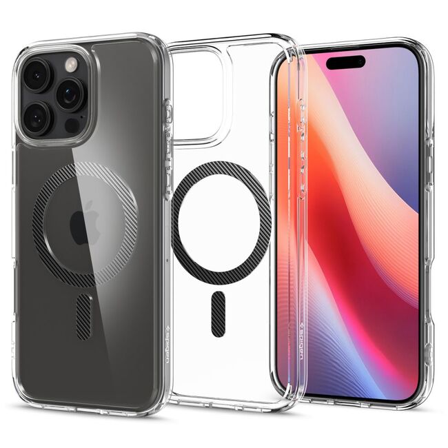 Husa premium pentru  iPhone 16 Pro Max Spigen - Ultra Hybrid MagSafe - Ice