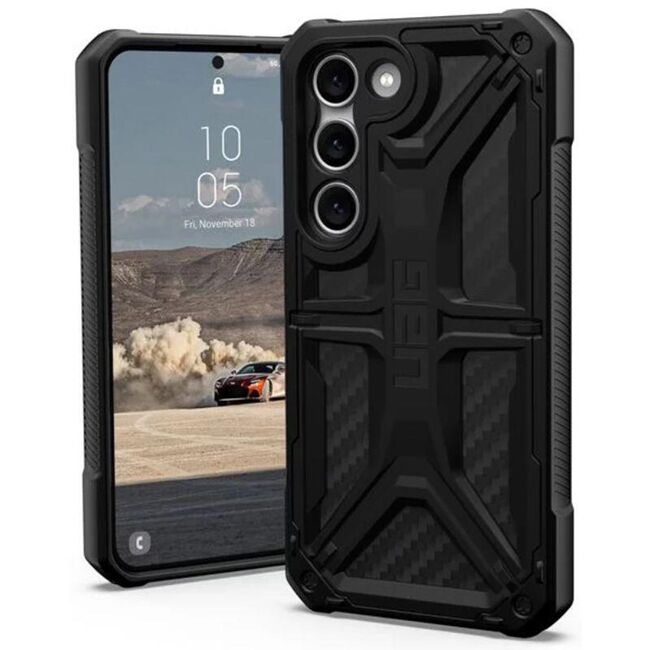 Husa Samsung Galaxy S23 UAG Monarch, Carbon Fiber