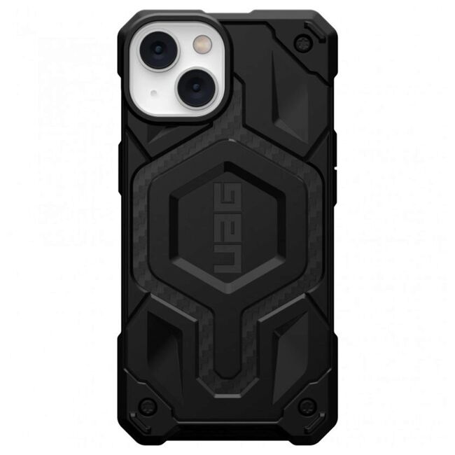 Husa iPhone 14 UAG Monarch Pro MagSafe, Carbon Fiber