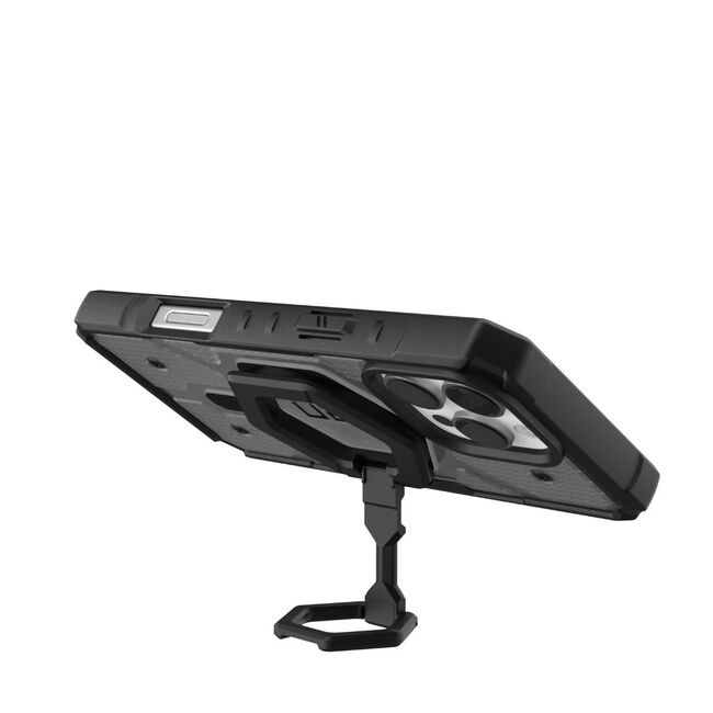 Husa iPhone 16 Pro Max UAG Pathfinder Clear MagSafe, Ash / Black Stand