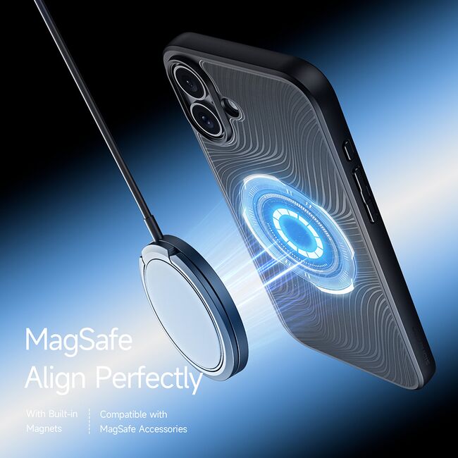 Husa iPhone 16 Plus Dux Ducis Aimo MagSafe, negru