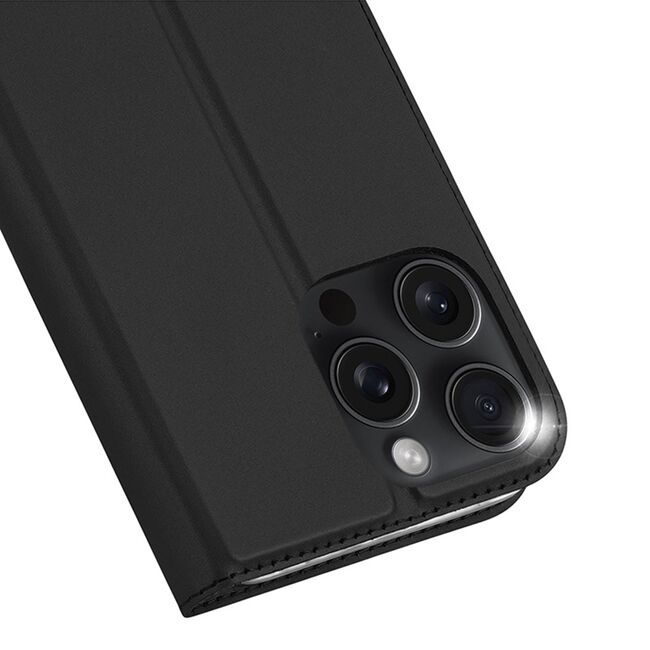 Husa iPhone 16 Pro Dux Ducis Skin Pro, negru
