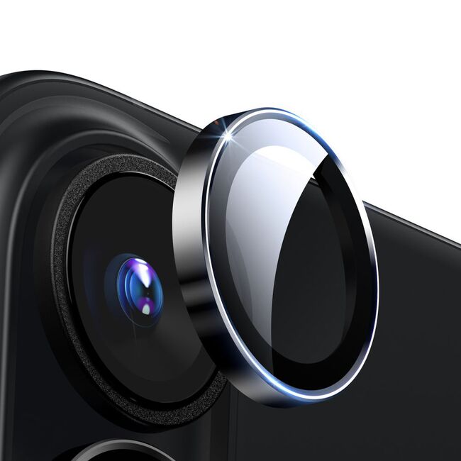 Folie sticla camera iPhone 16 / 16 Plus ESR Armorite Camera Lens Protectors, negru