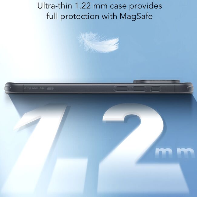 Husa iPhone 16 ESR Zero HaloLock, maro