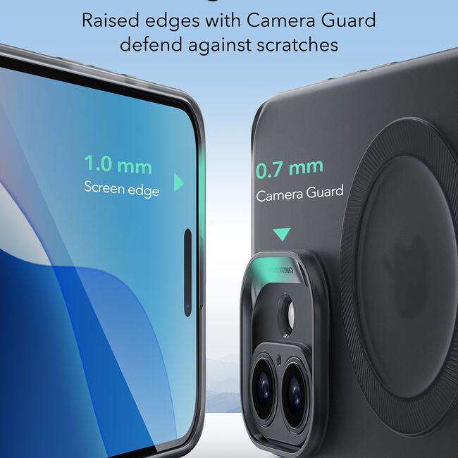 Husa iPhone 16 ESR Zero HaloLock, maro