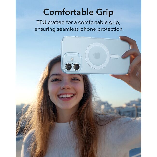 Husa iPhone 16 ESR Zero HaloLock, albastru