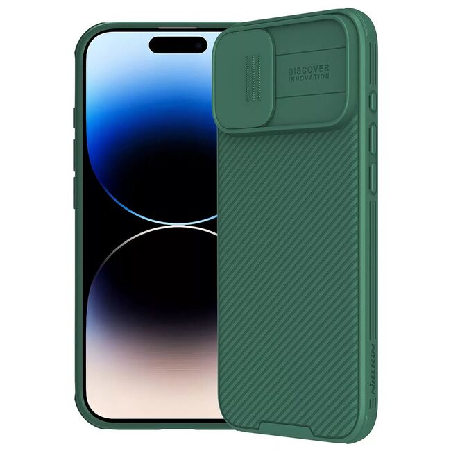 Husa iPhone 16 Nillkin CamShield Pro, verde