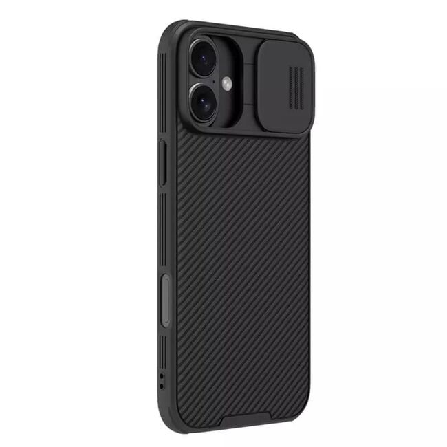Husa iPhone 16 Nillkin CamShield Pro Magnetic, negru