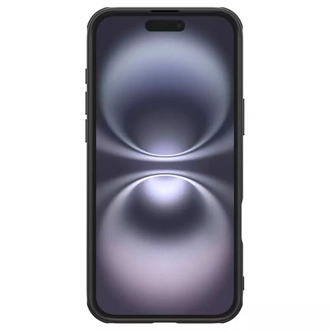 Husa iPhone 16 Nillkin Super Frosted Shield Pro, negru