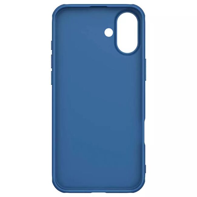 Husa iPhone 16 Nillkin Super Frosted Shield Pro, albastru