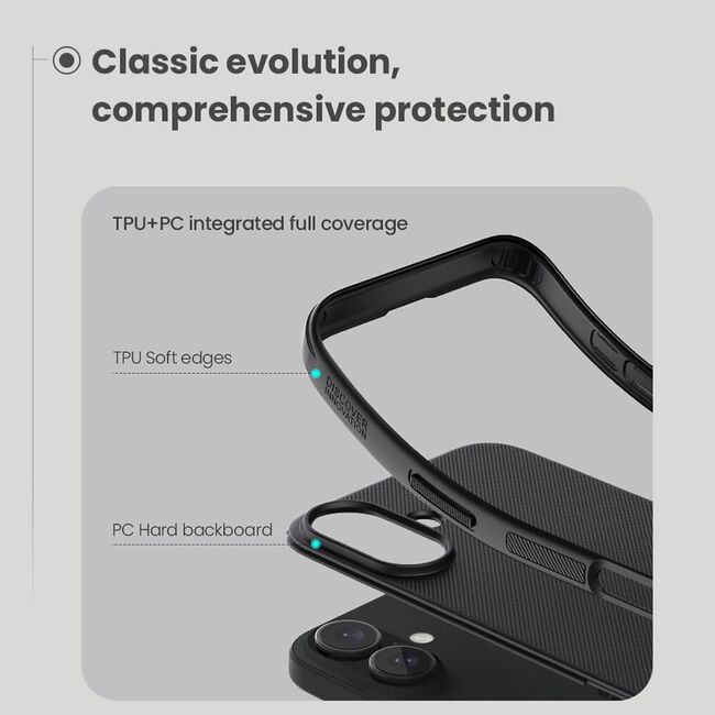 Husa iPhone 16 Nillkin Super Frosted Shield Pro, verde