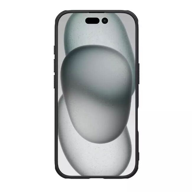 Husa iPhone 16 Nillkin Super Frosted Shield Pro Magnetic, negru