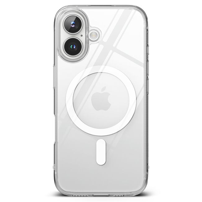 Husa iPhone 16 Ringke Fusion MagSafe, transparenta