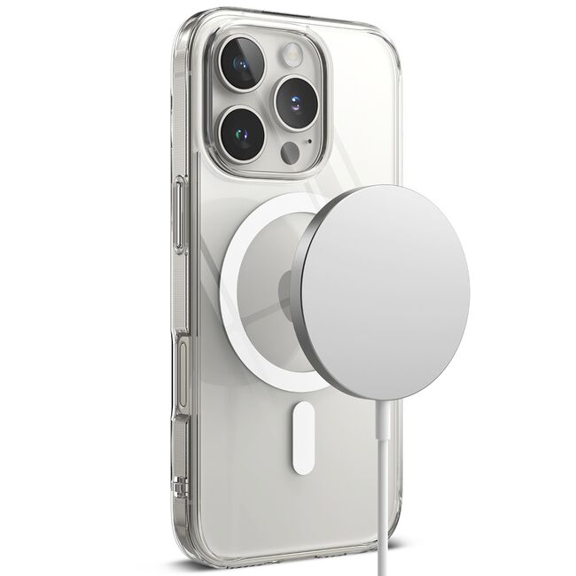 Husa pentru  iPhone 16 Pro Ringke Fusion X MagSafe - Transparent