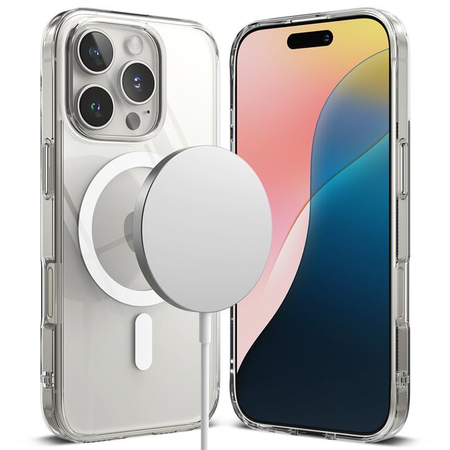 Husa pentru  iPhone 16 Pro Ringke Fusion X MagSafe - Transparent