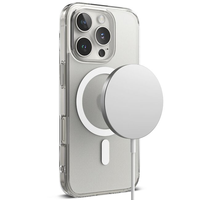 Husa pentru  iPhone 16 Pro Ringke Fusion X MagSafe - Transparent mat