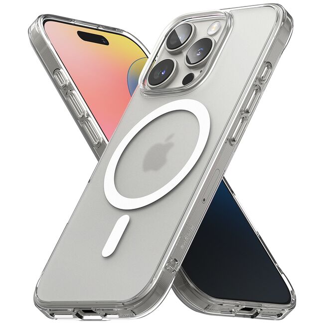Husa pentru  iPhone 16 Pro Ringke Fusion X MagSafe - Transparent mat