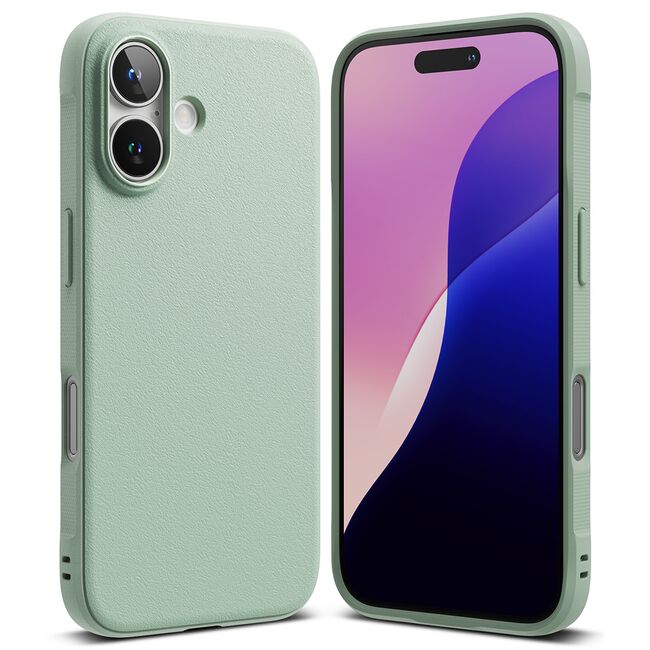 Husa iPhone 16 Ringke Onyx, verde menta