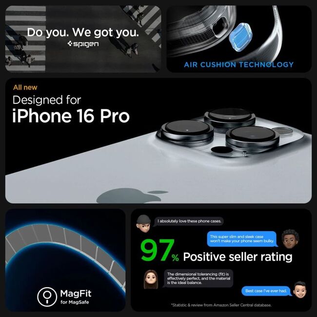 Husa iPhone 16 Pro Spigen Enzo Aramid, negru