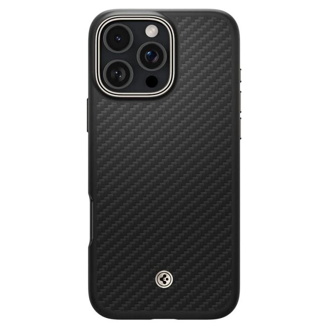 Husa iPhone 16 Pro Spigen Enzo Aramid, negru