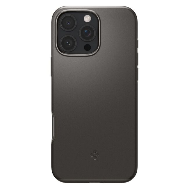 Husa iPhone 16 Pro Spigen Thin Fit MagSafe, cenusiu