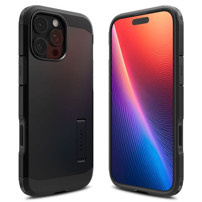 Husa premium pentru  iPhone 16 Pro Max Spigen - Tough Armor MagSafe - Negru