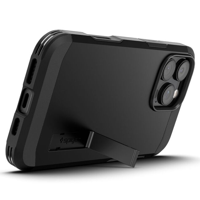 Husa premium pentru  iPhone 16 Pro Max Spigen - Tough Armor MagSafe - Negru