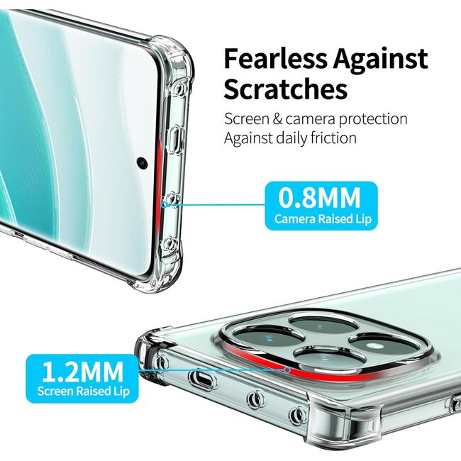Husa Xiaomi Redmi Note 14 Pro 5G Anti-Shock 1.5 mm, reinforced 4 corners, clear