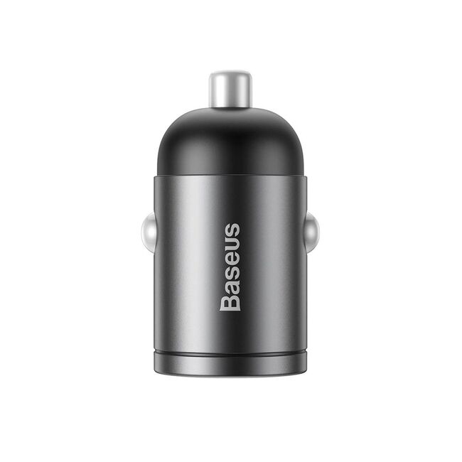 Incarcator auto bricheta USB Baseus Tiny Star Mini, 30W, gri