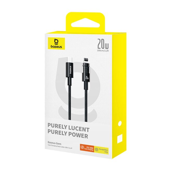 Cablu date Lightning Fast Charge Baseus, 20W, 1m, P10373001111-00