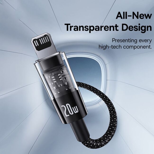 Cablu date Lightning Fast Charge Baseus, 20W, 1m, P10373001111-00