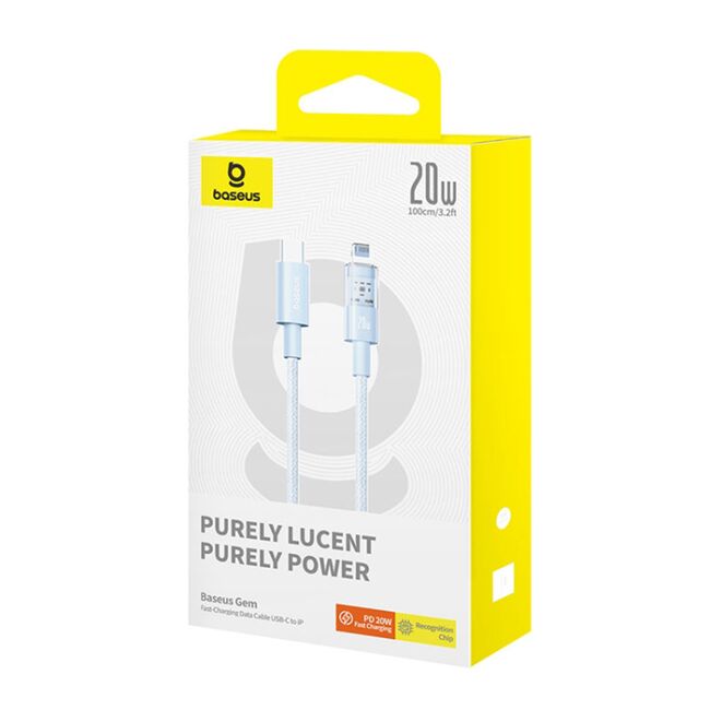 Cablu date Lightning Fast Charge Baseus, 20W, 1m, P10373001311-00