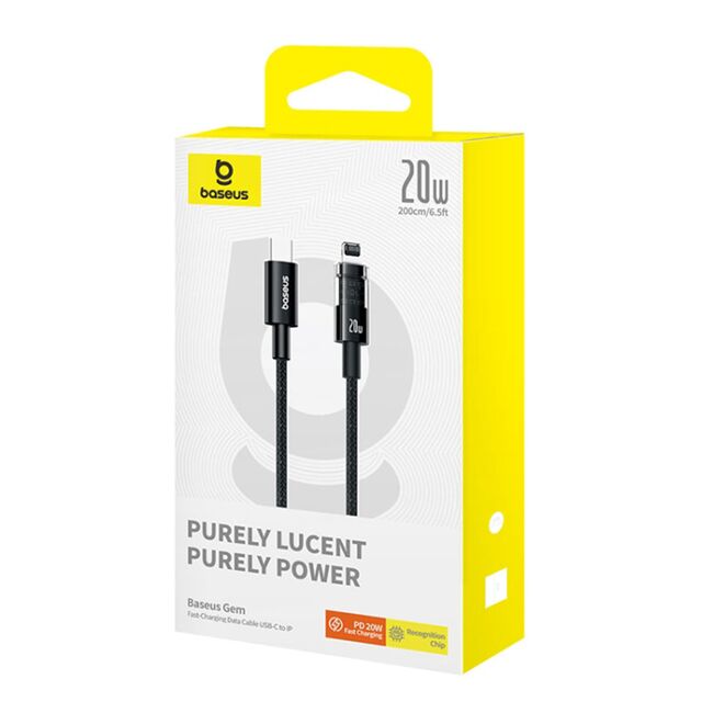 Cablu date Lightning Fast Charge Baseus, 20W, 2m, P10373001511-01