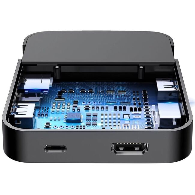 Statie de incarcare Type-C, SD, TF, USB, HDMI Baseus, CAHUB-AT01
