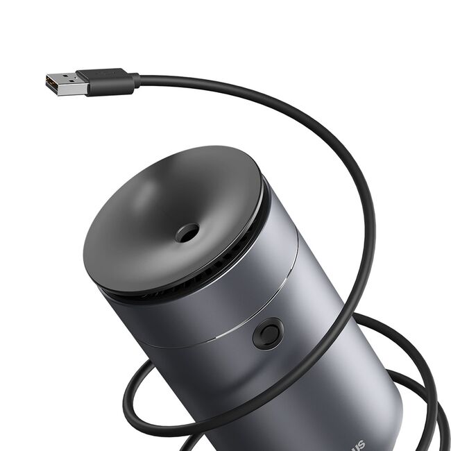 Umidificator de aer pentru masina Baseus, 6W, 75ml, gri, DHSG-0G