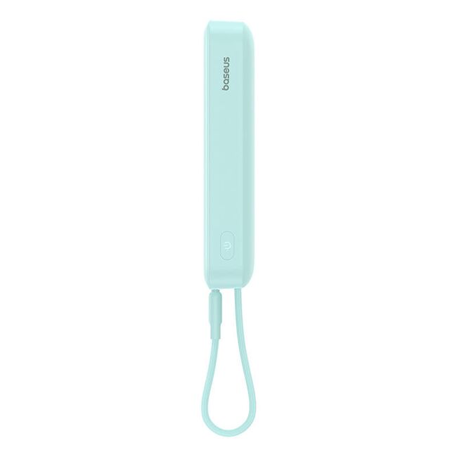 Acumulator extern Baseus - power bank magnetic mini (p1002210b333-00) - magsafe, 2x usb-c, lightning, 30w, fast charge, 10000mah - blue