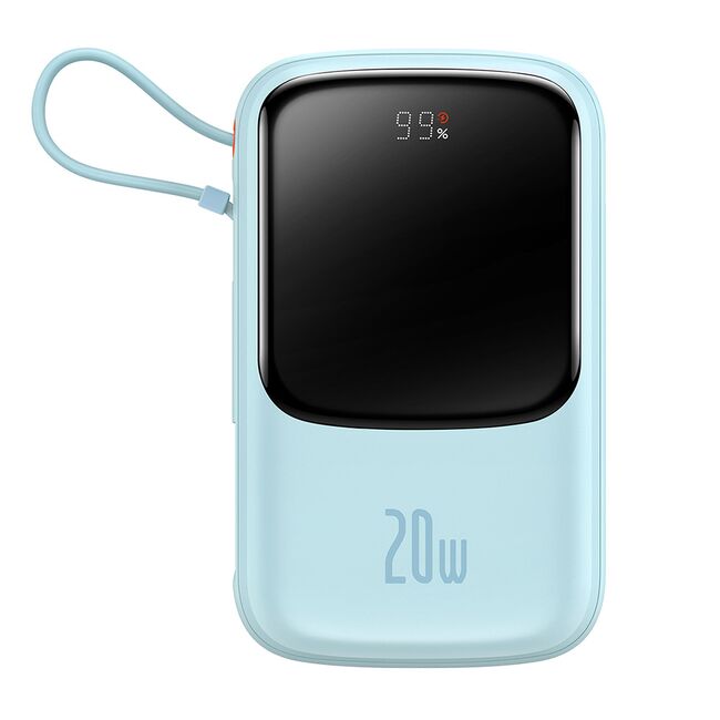 Acumulator extern 20000mAh Baseus cu cablu iPhone, PPQD030003