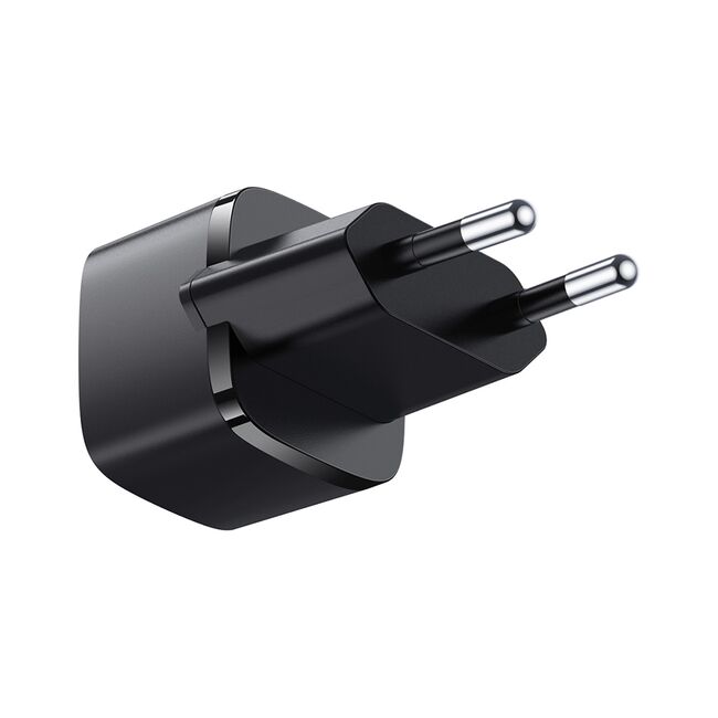 Adaptor priza telefon EU la US Baseus, negru, P10154800111-00