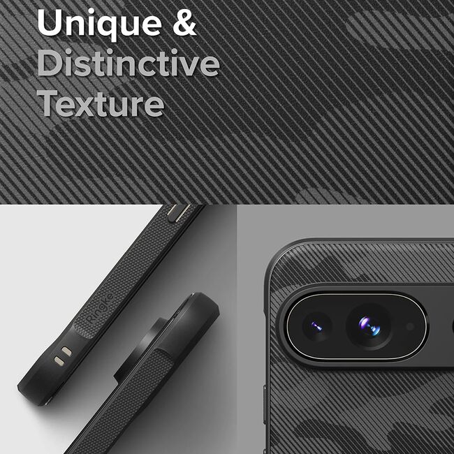 Husa Google Pixel 9 Ringke Onyx Design, camuflaj