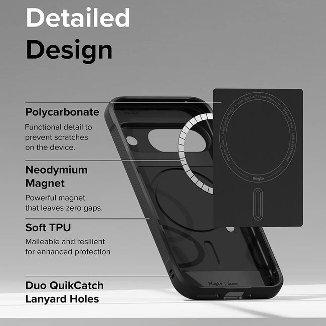 Husa Google Pixel 9 Ringke Onyx MagSafe, negru
